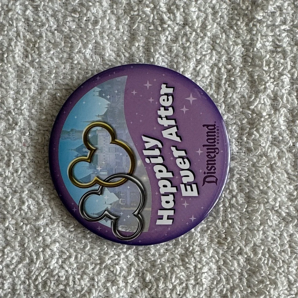 Disney Disneyland Resort “Happily Ever After” Button Pin